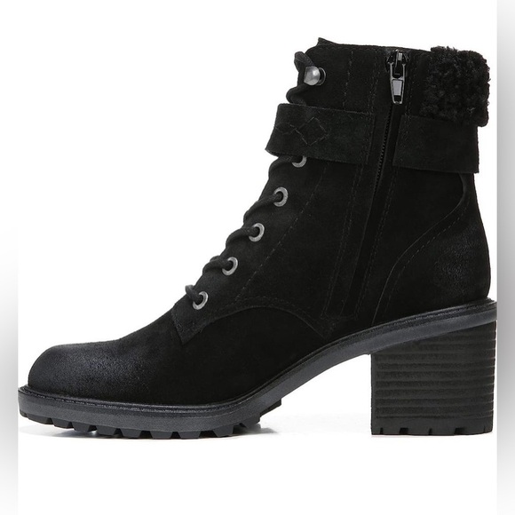 Nib Zodiac Gemma-Fur Ankle Suede Booties - Picture 3 of 12